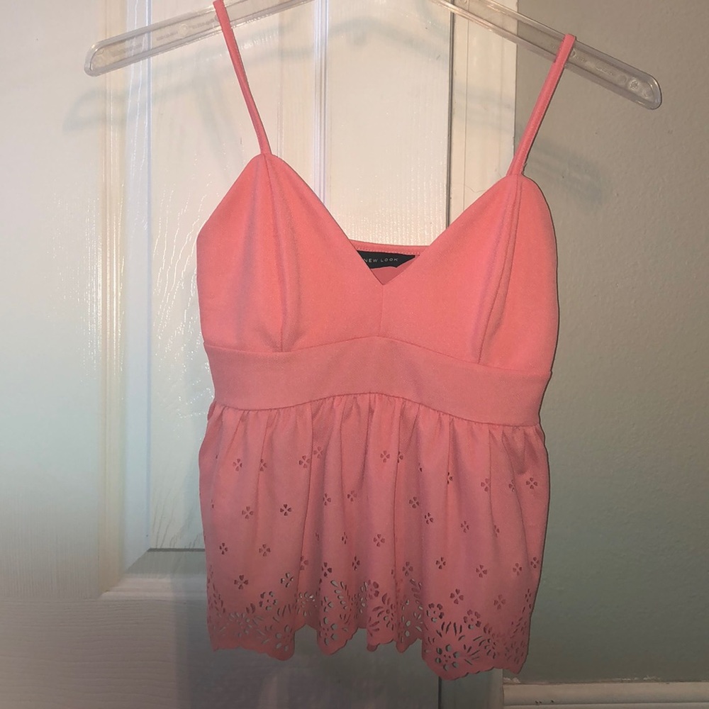 New Look peplum tank top